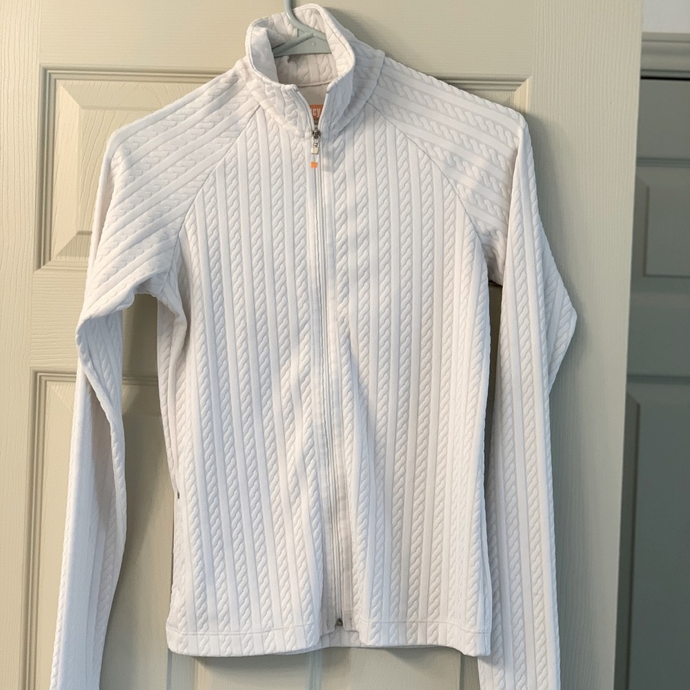 Lucy XS light weight zip up polyester/spandex layer